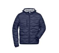 Men's Padded Jacket Gesteppte Jacke mit DuPont™ Sorona® Wattierung (nachwachsender, pflanzlicher Rohstoff) blau/grau, Gr