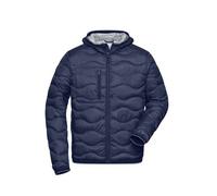 Men's Padded Jacket Gesteppte Jacke mit DuPont™ Sorona® Wattierung (nachwachsender, pflanzlicher Rohstoff) blau/grau, Gr