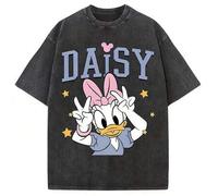 Men's short-sleeved summer T-shirt featuring a Disney Daisy graphic; made from pure cotton, offering a stylish, casual look along with comfort and bre