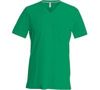 Men's Short-Sleeved V-Neck T-Shirt - Kelly Green, XXL, Herren