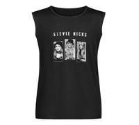 Men's Ste-Vie -Nicks Man's T Shirt Tees Casual Blouse Tunic Tops Sleeveless Vest Tank Tops Undershirt Black S