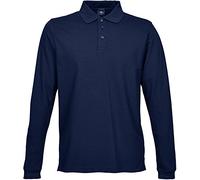 Tee Jays – Herren Langarm-Poloshirt Stretch Luxury – Navy Gr. L