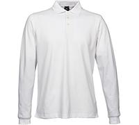 Tee Jays Luxury LS Stretch Polo White-M