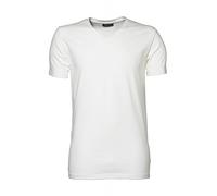 Tee Jays Men's Stretch V-Tee - White - 2XL