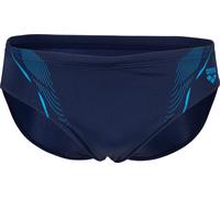 MEN'S SWIM BRIEFS GRAPHIC NAVY-TURQUOISE 5 NAVY-TURQUOISE