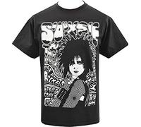Mens T-Shirt Siouxsie Sioux & The Banshees Post Punk Goth Gig Flyer Black L