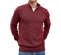 Men's Turtleneck Pullover Zip Pullover Knitted Jumper Winter Jumper Turtleneck Sweater Jumper Work Jumper Warm Long Sleeve Shirt