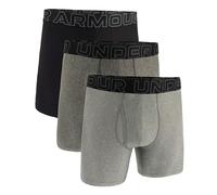 Under Armour Boxershorts Performance Tech 6 Solid 3er Pack Grau Gr. 4XL