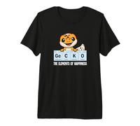 Mens Womens Kids Kawaii Reptile Elements Leopard Gecko Lover Premium T-Shirt