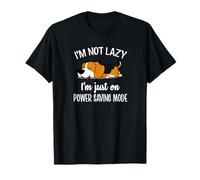 Mens Womens Kids Not Lazy Power Saving Mode Beagle Dog Lover T-Shirt