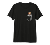 Mens Womens Kids Pocket Jack Russell Terrier Lover Premium T-Shirt