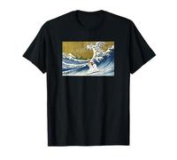 Mens Womens Kids Vintage Surfing Wave Wire Fox Terrier Lover T-Shirt
