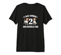 Mens Womens Normal 2 Ago Jack Russell Terrier Lover Premium T-Shirt