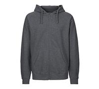 Neutral Certified Responsibility – Herren Zip-Hoodie Dunkelgrau Melange 3XL