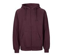 Neutral Certified Responsibility – Herren Zip-Hoodie – Mens Zip Hoodie – Bordeaux – Größe 3XL