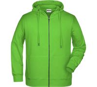 Men's Zip Hoody | lime-green | M