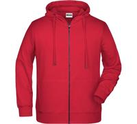 Men's Zip Hoody | red | 5XL