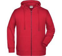 Men's Zip Hoody | red | L