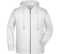 Men's Zip Hoody | white | S