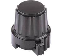 Mentor 4332.6031 4332.6031 Feststellknopf mit Knopfmarkierung Schwarz (Ø x H) 17 mm x 22.5 mm 1 St.