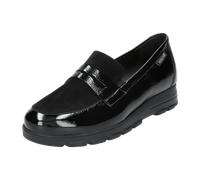 Mephisto CARIMA VERNIS FRIPE 1014N/V.P 12200 BLACK für Damen, schwarz, Größe 41 ½ EU / 7,5 UK