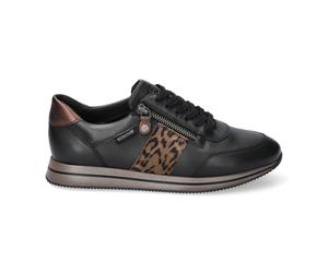 MEPHISTO Damenschuhe Elegante Schnürer BLACK BLACK - Gr. - 5.5 UK