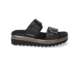 MEPHISTO Damenschuhe Klassische Pantoletten BLACK BLACK - Gr. - 39