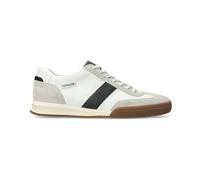 Mephisto Sneaker Elyo Herren Velours-/Glattleder Wechselfußbett Hellgrau/Weiß/Blau Gr. 46
