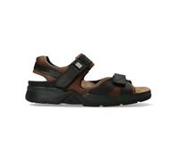 Mephisto Haifischsandalen für Herren, Dunkelbraun/Schwarz gewachst, 40 EU
