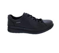 Mephisto Halbschuh Thomas, vollnarbiges Glattleder, schwarz, Fußbett zum Wechseln Schwarz Gr. 46