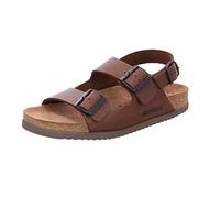 MEPHISTO Herren Sandale 'Nardo' dunkelbraun / braun, Größe 44, 4688266 Dunkelbraun / Braun 44