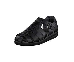 Mephisto Herren Sam Sandalen, schwarz, 43 EU