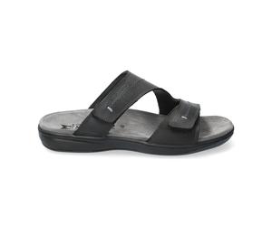MEPHISTO Herrenschuhe Offene Schuhe BLACK BLACK - Gr. - 45
