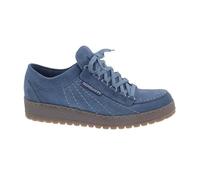Mephisto Rainbow Halbschuh 9804, Denim, Velourleder, Soft AIR Technologie, Weite - G Blau Gr. 42