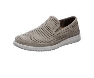 Mephisto Tiago Sand (Beige) - geflochtener Slipper - Herrenschuhe Slipper, Beige, leder (sportbuck) für Herren, beige, Größe 42 EU / 8 UK