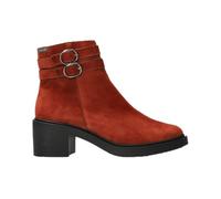 Mephisto - Verschluss Absatz Stiefeletten Paisley Braun aus Synthetik - Absatzhöhe Reissverschluss - 4