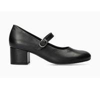 Mephisto - Verschluss Ballerinas TOPAZE Schwarz aus Leder - Absatzhöhe Schnalle - 5