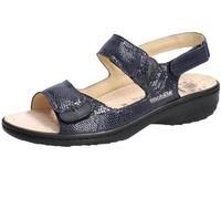 Mephisto - Verschluss GETHA DUNKELBLAU aus Leder - Absatzhöhe Klettverschluss -