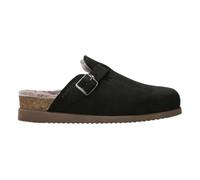 Mephisto - Verschluss Korkfußbettsandalen HALEXIA Schwarz aus Wolle - Absatzhöhe Schnalle - 1,2