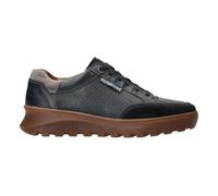 Mephisto - Verschluss Sneaker Flynn Blau aus Leder - Absatzhöhe Schnürsenkel - 1,5