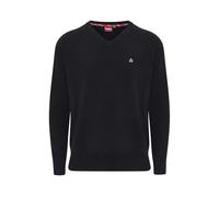 Merc Herren Conrad Wool Blend Pullover, Schwarz, Large