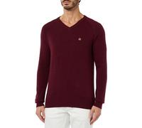Merc Herren Conrad Wool Blend Sweater Pullover, Burgunderrot, X-Large