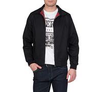 Merc of London Herren Blouson Jacke HARRINGTON,Jacket, Gr. Large (Herstellergröße: L), Schwarz (Black)