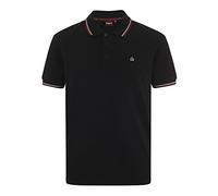 Merc of London Herren Card - Polo - Uni - kurzärmlig - Gr. Medium, Schwarz