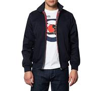 Merc of London Herren Jacke, HARRINGTON Jacket, Gr. Large (Herstellergröße: L), Blau (Navy)