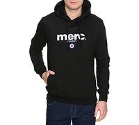 Merc of London Herren Pill, Hooded Sweatshirt Kapuzenpullover, Schwarz (Black), X-Large (Herstellergröße: XL)