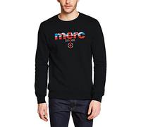 Merc of London Herren Sweatshirt Otto, Gr. Small (Herstellergröße: Small), Schwarz (Black 1)