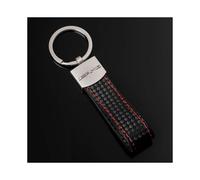 Mercedes Amg Carbon Effect Leather Keyring Keyfob Keychain High Quality Oem