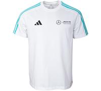 T-Shirt ADIDAS PERFORMANCE "MER DNA TEE M", Herren, Gr. XXL, schwarz-weiß (weiß, schwarz), Obermaterial: 100% Baumwolle, normal, Rundhals, Shirts T-Shirt, Mercedes AMG Männer Motorsport (90141116-XXL)