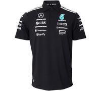 Adidas Poloshirt Mercedes-AMG Petronas Formula One Team Schwarz/Weiß L